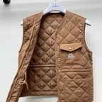 Moncler 25 Plaid Vest Polyester 281618