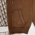 CD 25 Double-Sided Knitted Hooded Jacket 293319