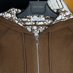 CD 25 Double-Sided Knitted Hooded Jacket 293319