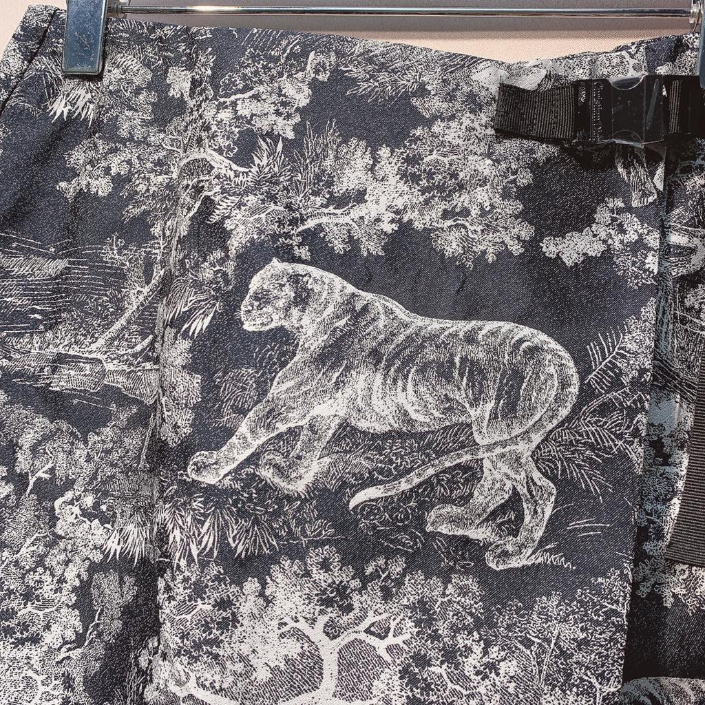 CD 25 Jungle Animal Print Skirt Polyester 293344