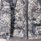 CD 25 Jungle Animal Print Hooded Jacket 293350