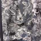 CD 25 Jungle Animal Print Hooded Jacket 293350