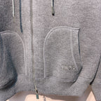 CD 25 Double-Sided Knitted Hooded Jacket 293319
