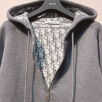 CD 25 Double-Sided Knitted Hooded Jacket 293319