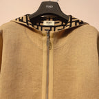 Fendi 25 Jacket Light Beige Wool 0016