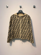 Fendi 25 Jacket Light Beige Wool 0016