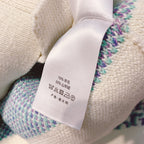 CD 25 Cardigan Cream Purple Wool 296065
