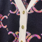 Celine 25 Cardigan Multicolor Wool 301603