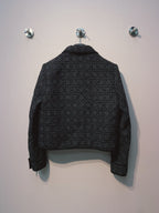 CD 25 Plaid Jacket Black Wool Cashmere 320978
