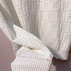 Fendi 25 Sweater White Woool 0004