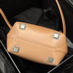 YSL Mini Bucket Bag 15 Taupe Calfskin Leather