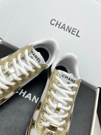 CC 25 Sneaker Gold Sheepskin Mesh 338281
