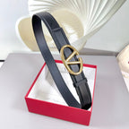 The Bold Edition Belt 34mm Black Calfskin Light Gold Buckle