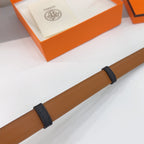 Collier De Chien Belt 30mm Black Epsom Gold Buckle