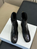 MiuMiu ankle boots black  cowhide 521946