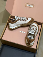 Miu Miu 2026 Tyre Sneaker Brown  Leather Suede 621352