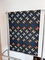 CC Scarf 180 CM In Colorful Two-Sided Wool Cashmere 383984