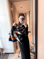 CC Scarf 180 CM In Colorful Two-Sided Wool Cashmere 383984
