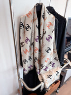 CC Scarf 180 CM In Colorful Two-Sided Wool Cashmere 383986
