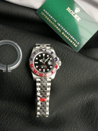 Rolex GMT Master 40mm Silver Black Dial