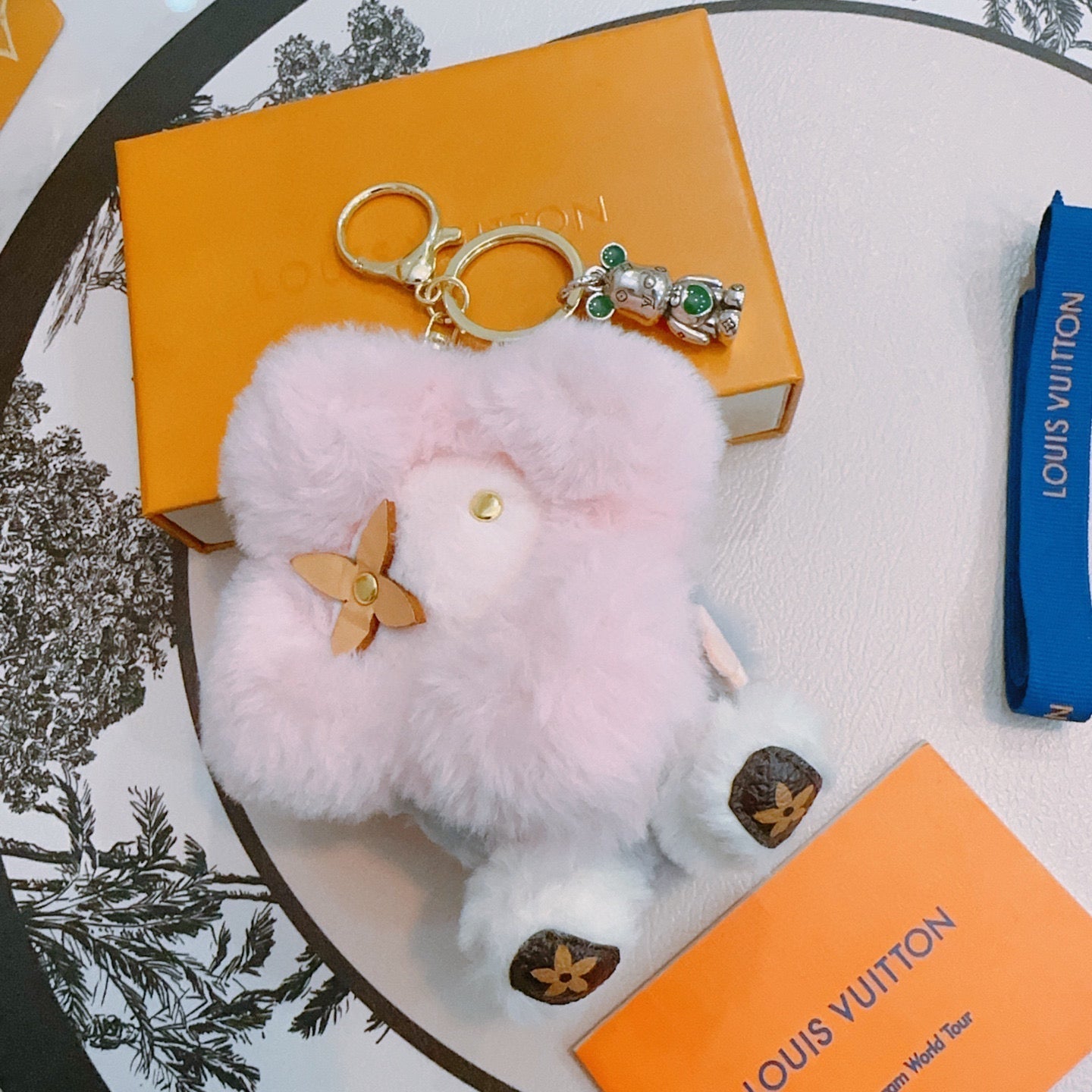 LV Pink Toy Charm