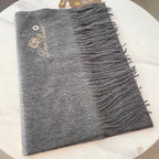 LP Twelve Scarf 180 CM In Grey Cashmere 180945