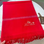 LP Twelve Scarf 180 CM In Bright Red Cashmere  211829