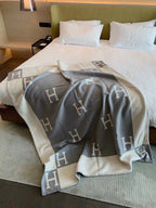 HM Blanket Grey Wool Cashmere