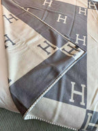 HM Blanket Grey Wool Cashmere