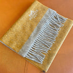 CASHMERE SCARF 180 CM HONEY ORANGE