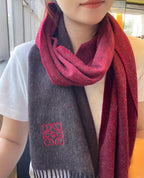 SCARF 180 CM IN COLORFUL CASHMERE AND WOOL 411656
