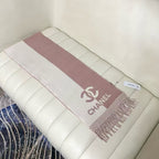 CC Scarf 200 CM In White Mix Pink Wool And Cashmere 418268