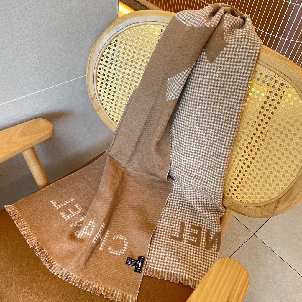 CC Scarf 185 CM In Brown Caro Cashmere 422794