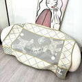 HM Avalon Blanket Gray Mix Cream Cashmere Wool 875778