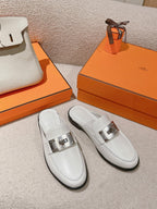 IOTA MULE BLANC DE PARIS CALFSKIN
