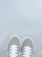 CD Star Platform Sneaker In Light Grey Suede 999870