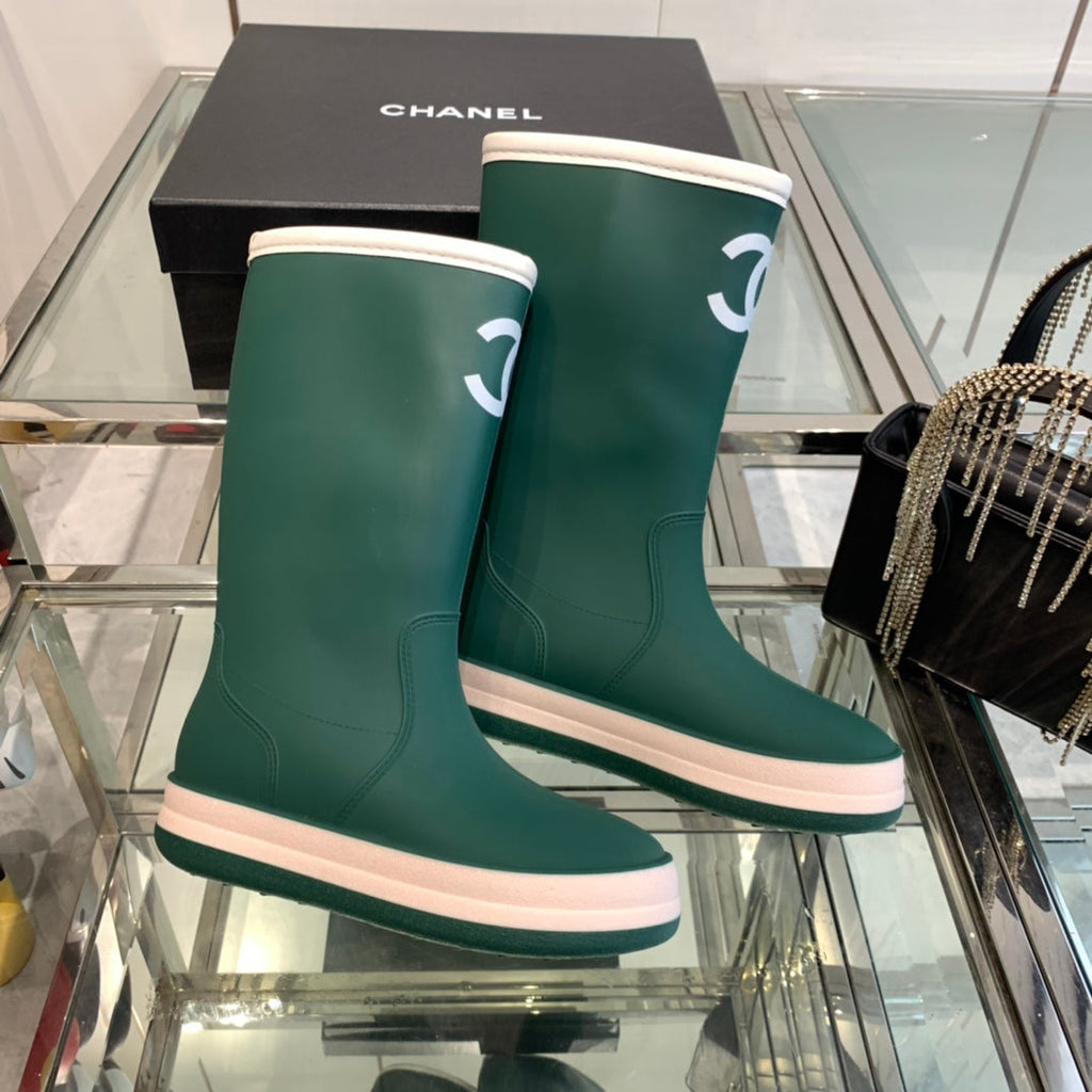 CC Rainboots Green Rubber 204088