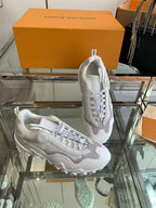 LV Rush Sneaker 40mm White Cowhide