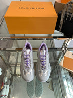 LV Rush Sneaker 40mm Grey Purple Cowhide
