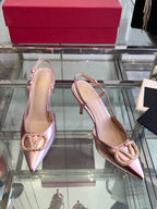 VT 25 High Heels Slingbacks Medium Purple Cowhide 292340