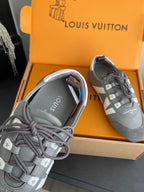 LV 26ss Ballet Sneakers Gray Cowhide Suede 631480