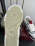 GG 26 Couple Sneakers White Navy  Blue Cowhide 631675