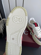 GG 26 Couple Sneakers White Pink Gray Cowhide 631679