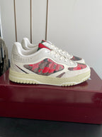 GG 26 Couple Sneakers White Pink Gray Cowhide 631679