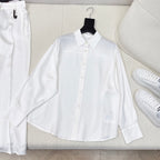 Prada 25 Shirt White Acetate 602439