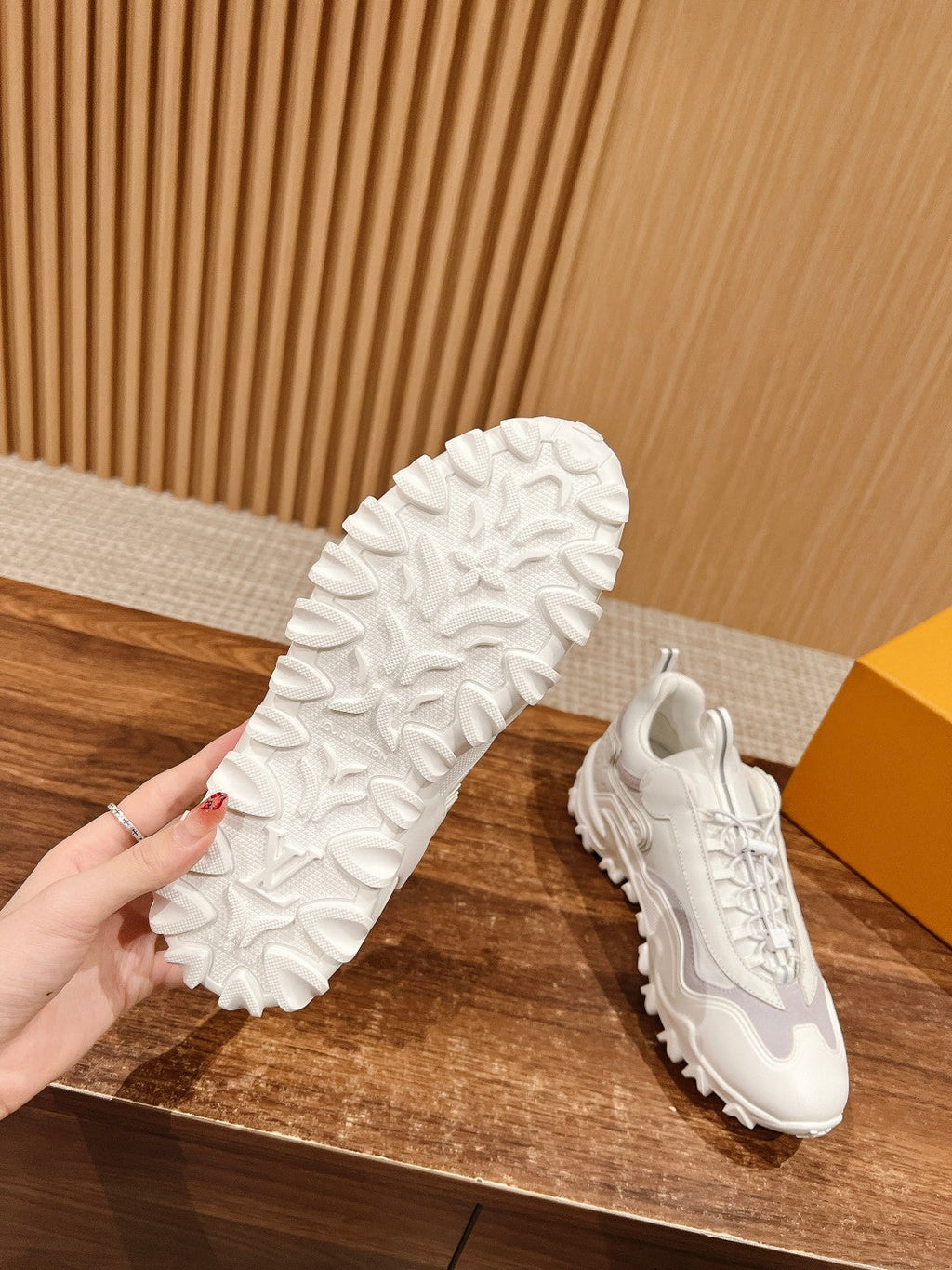 LV Rush Sneaker Black Mix Grey Cowhide
