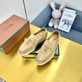LP Summer Charms Walk Loafers Dark Beige Suede 994515