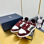 CD B57 Mid-Top Sneaker In Burgundy Calfskin 993826