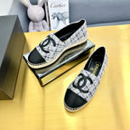 CC 25s Slipâ€“on Espadrilles Gray Purple Tweed 297821