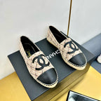 CC 25s Slipâ€“on Espadrilles Pink Nude Tweed 297823